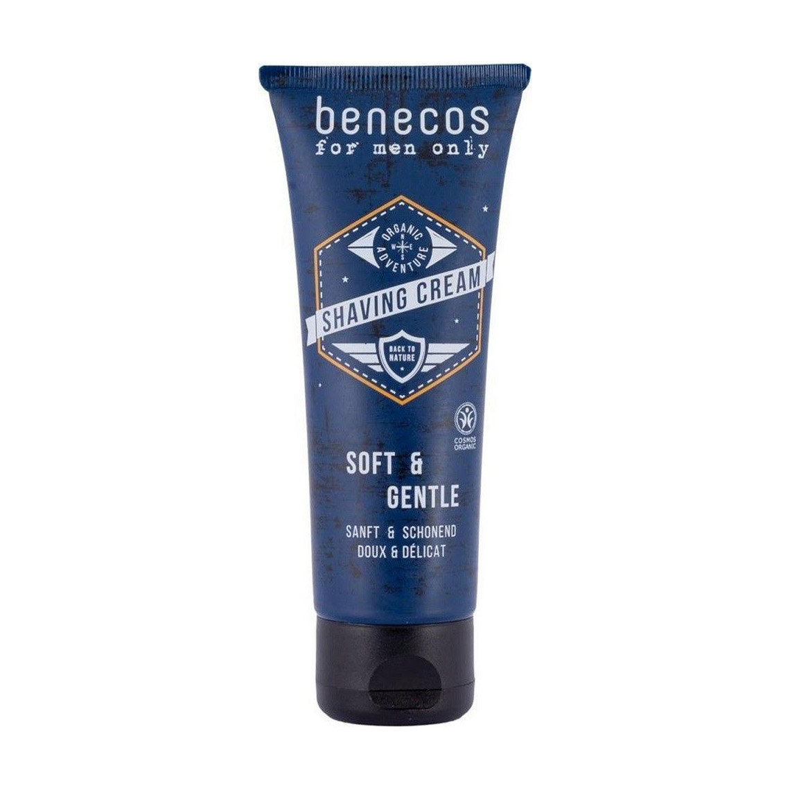 Чоловічий крем для гоління Benecos For Men Only Shaving Cream, 75 мл